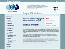 Tablet Screenshot of pca-institut.cz